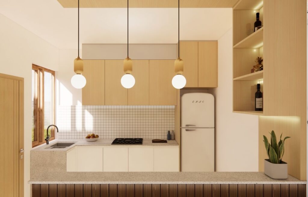 Otimize Cada Centímetro Vertical da Sua Cozinha Pequena